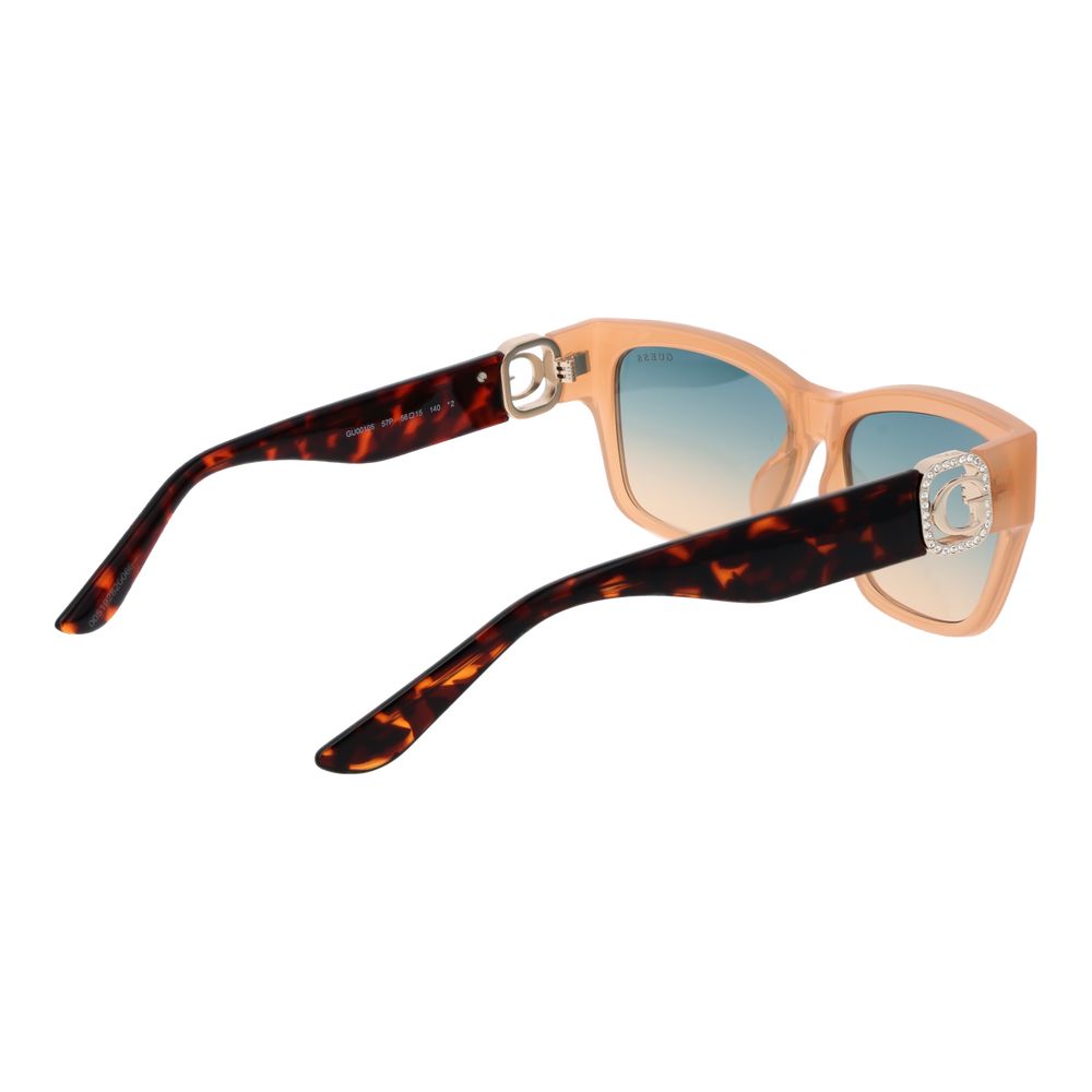 Guess Beige Stainless Steel Sunglasses - ClickThatClicks 