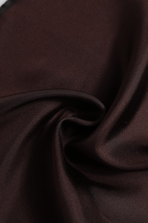 Dolce & Gabbana Brown DG Crown Silk Square Men Foulard Scarf - ClickThatClicks 