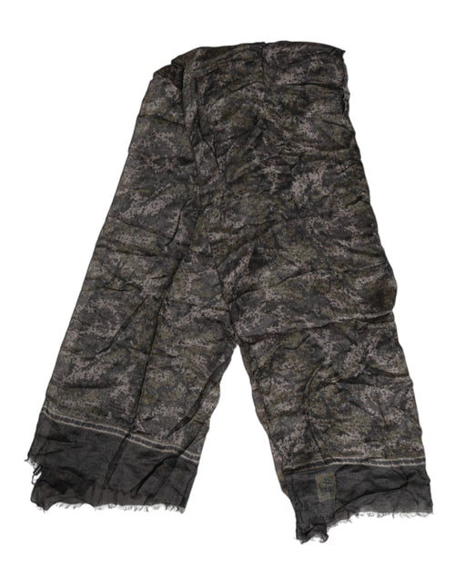 Dolce & Gabbana Camouflage Neck Warmer Wrap Foulard Scarf - ClickThatClicks 