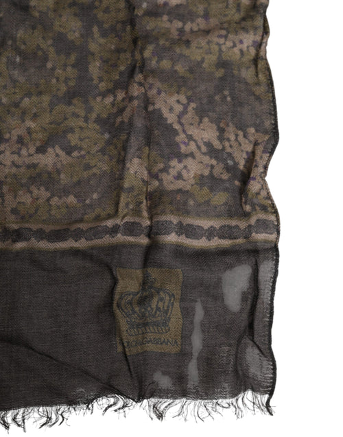 Dolce & Gabbana Camouflage Neck Warmer Wrap Foulard Scarf - ClickThatClicks 