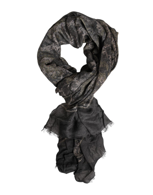 Dolce & Gabbana Camouflage Neck Warmer Wrap Foulard Scarf - ClickThatClicks 