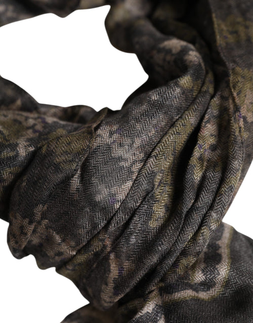Dolce & Gabbana Camouflage Neck Warmer Wrap Foulard Scarf - ClickThatClicks 