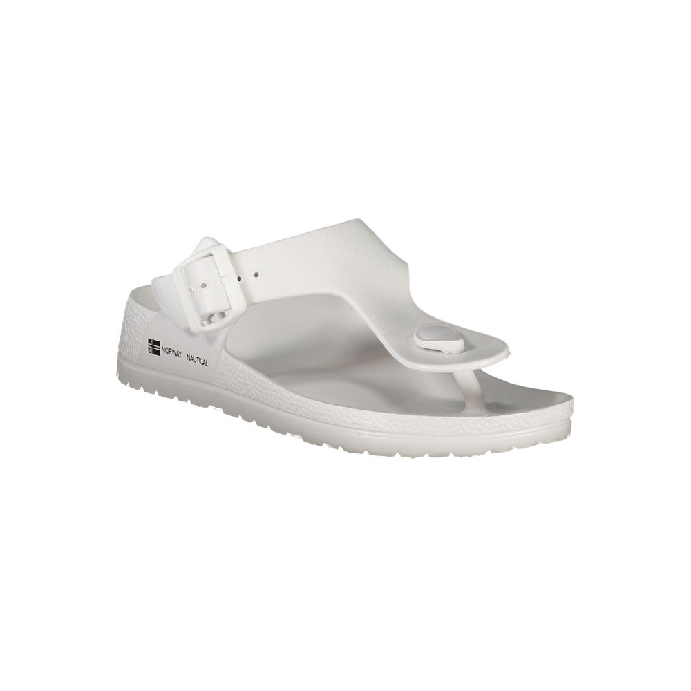 Norway 1963 White Plastic Women Ciabatta - ClickThatClicks 