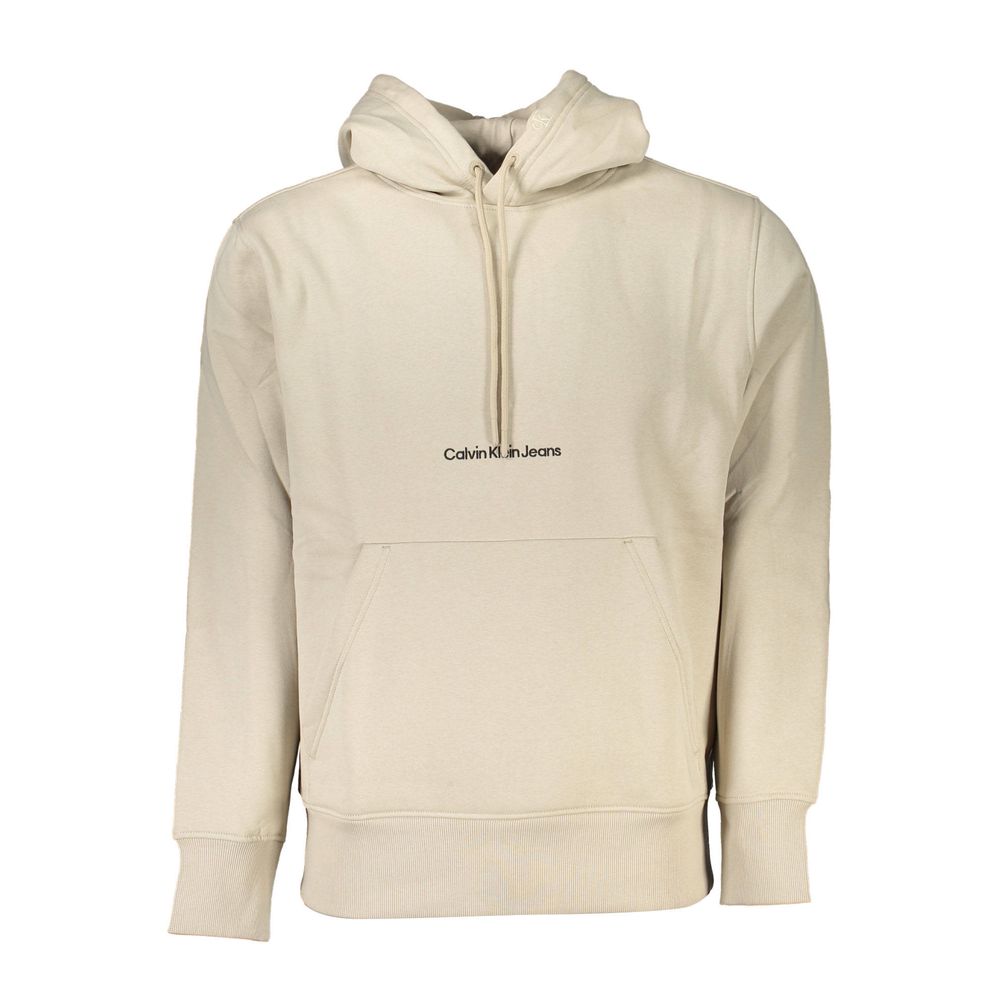 Calvin Klein Beige Cotton Men Sweater - ClickThatClicks 