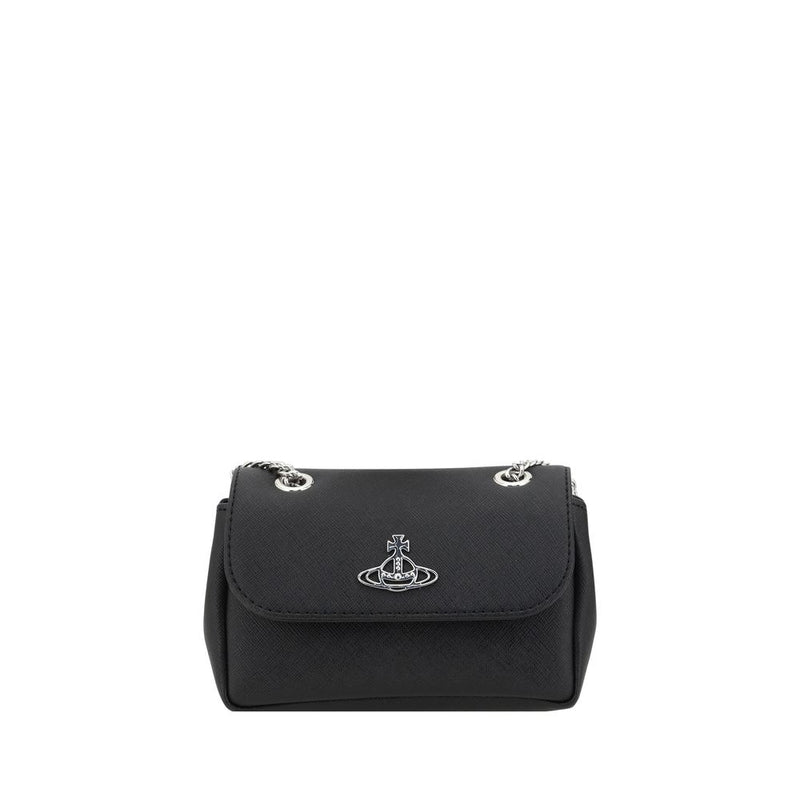 Vivienne Westwood Black Polyethylene Shoulder Bag