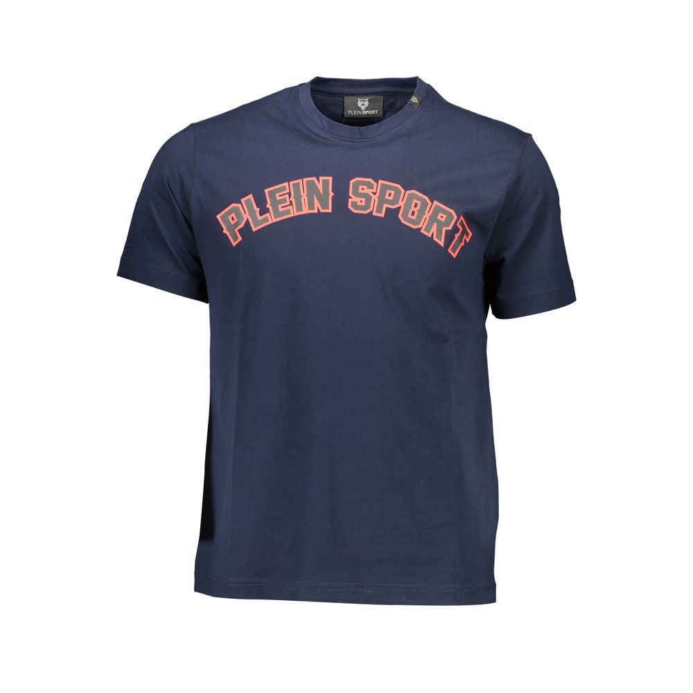 Plein Sport Blue Cotton Men's T-Shirt - ClickThatClicks 