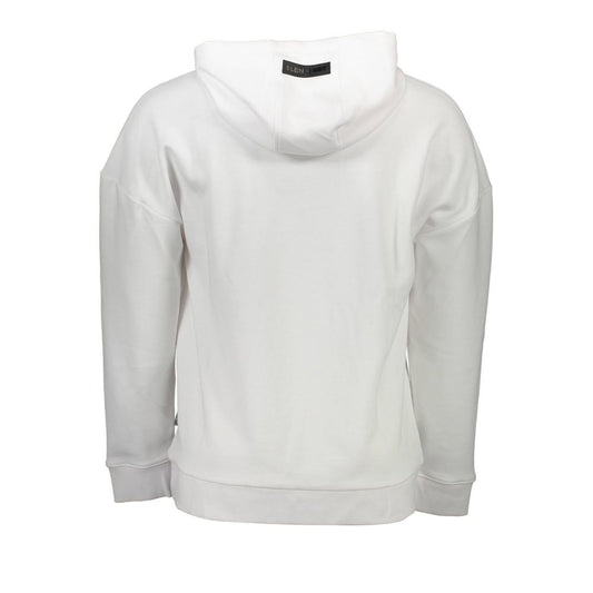 Plein Sport White Cotton Men's Hooded Sweatshirt - ClickThatClicks 