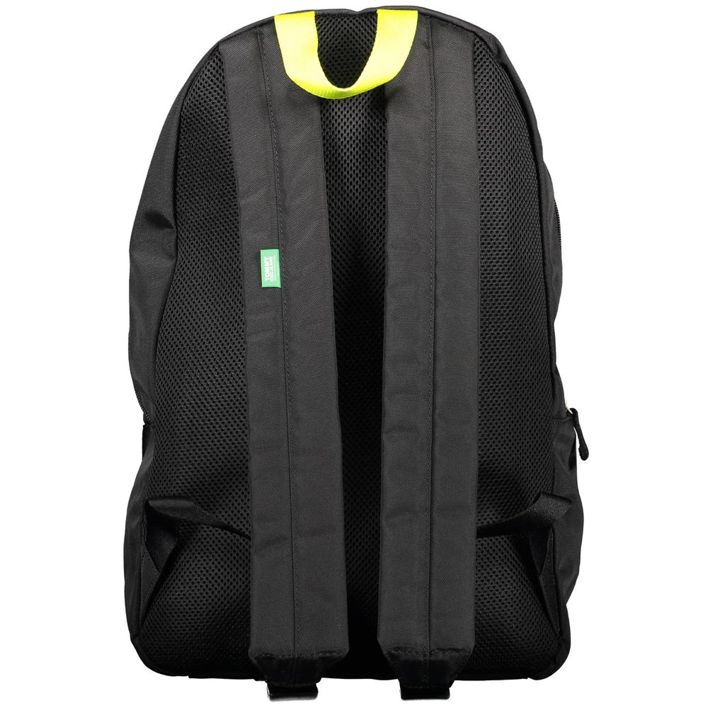 Tommy Hilfiger Black Recycled Polyester Men Backpack - ClickThatClicks 
