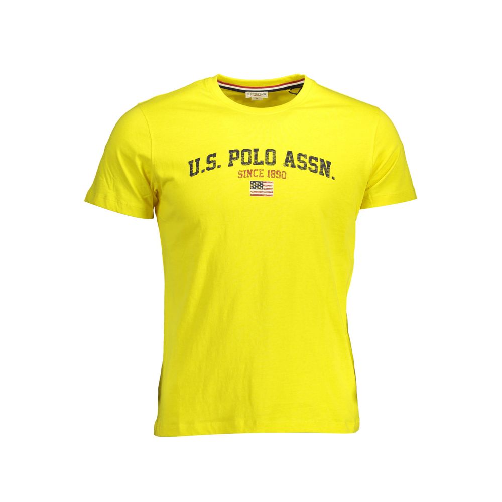 U.S. POLO ASSN. Yellow Cotton T-Shirt