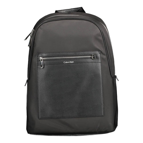 Calvin Klein Black Polyester Men Backpack - ClickThatClicks 