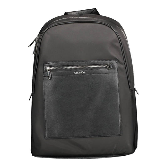 Calvin Klein Black Polyester Men Backpack - ClickThatClicks 