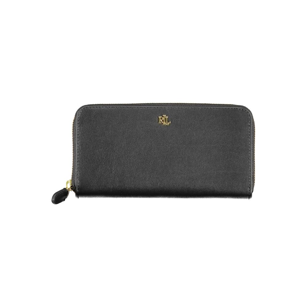 Ralph Lauren Black Leather Women Wallet - ClickThatClicks 