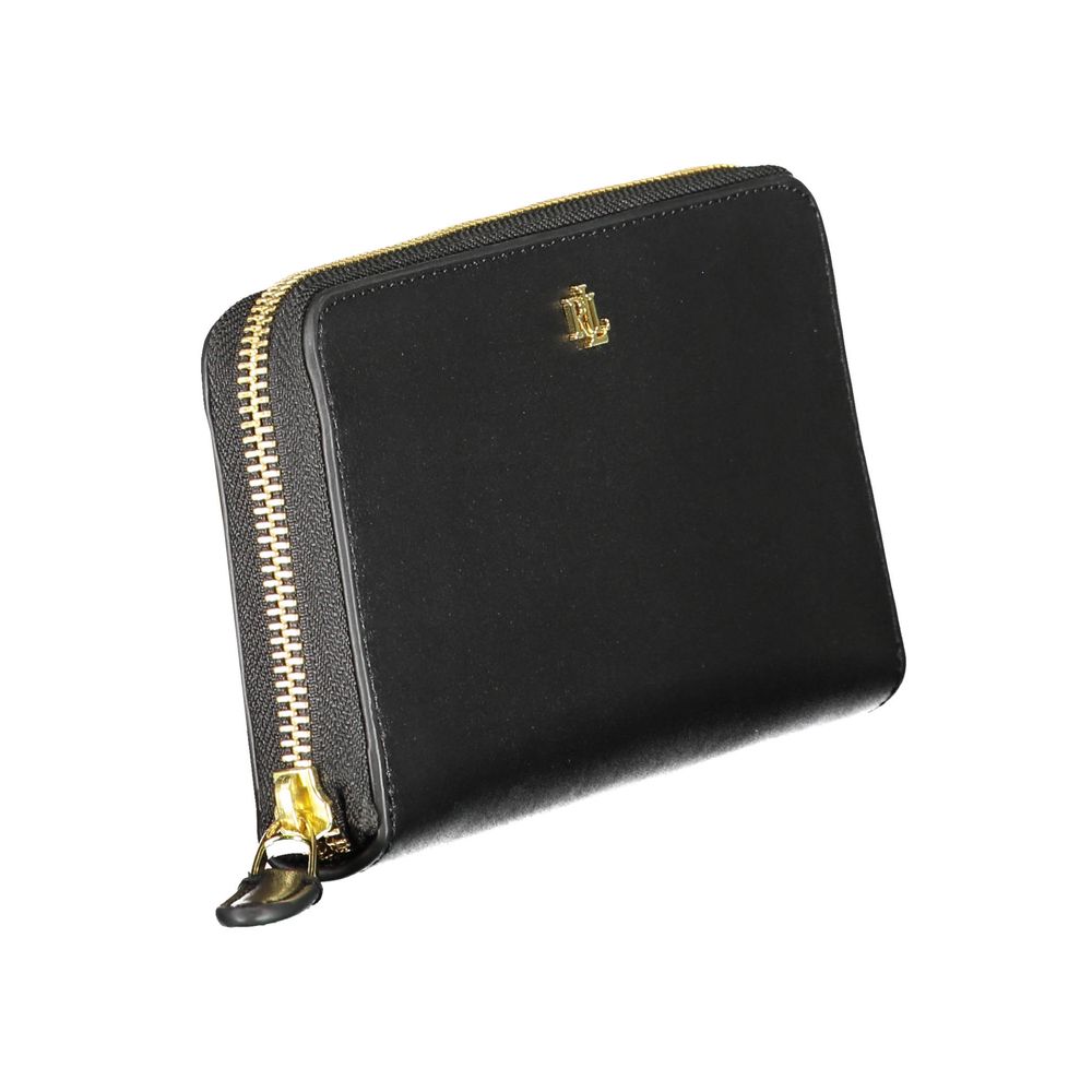 Ralph Lauren Black Leather Women Wallet - ClickThatClicks 