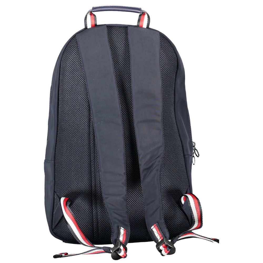 Tommy Hilfiger Blue Polyester Men Backpack - ClickThatClicks 