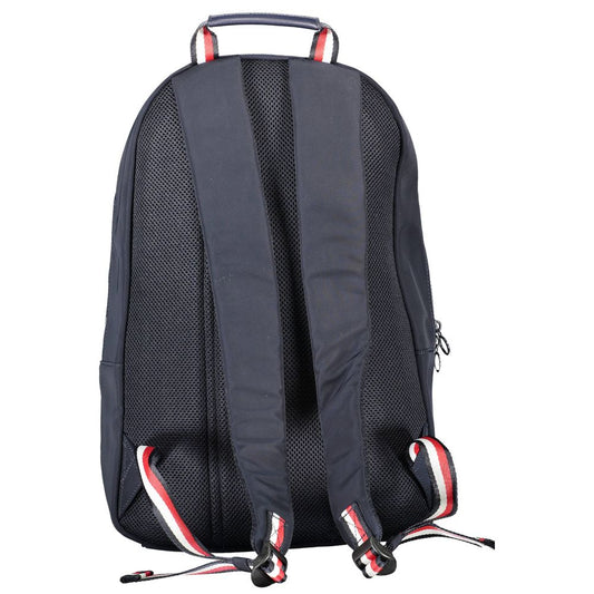 Tommy Hilfiger Blue Polyester Men Backpack - ClickThatClicks 