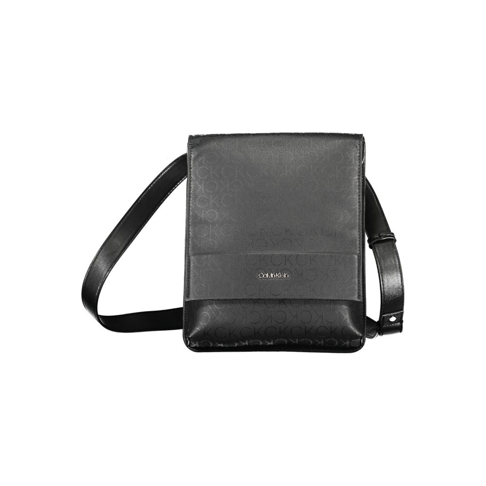 Calvin Klein Black Polyester Mens Shoulder Bag - ClickThatClicks 