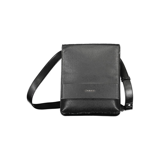 Calvin Klein Black Polyester Mens Shoulder Bag - ClickThatClicks 