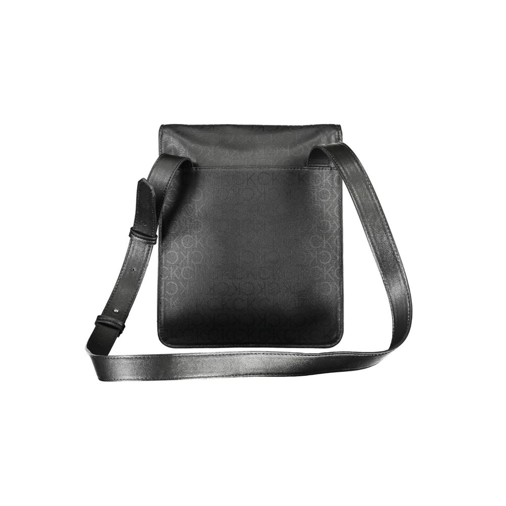 Calvin Klein Black Polyester Mens Shoulder Bag - ClickThatClicks 