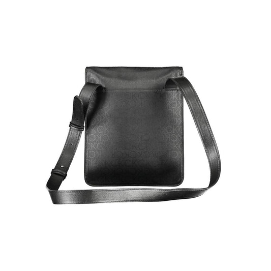Calvin Klein Black Polyester Mens Shoulder Bag - ClickThatClicks 