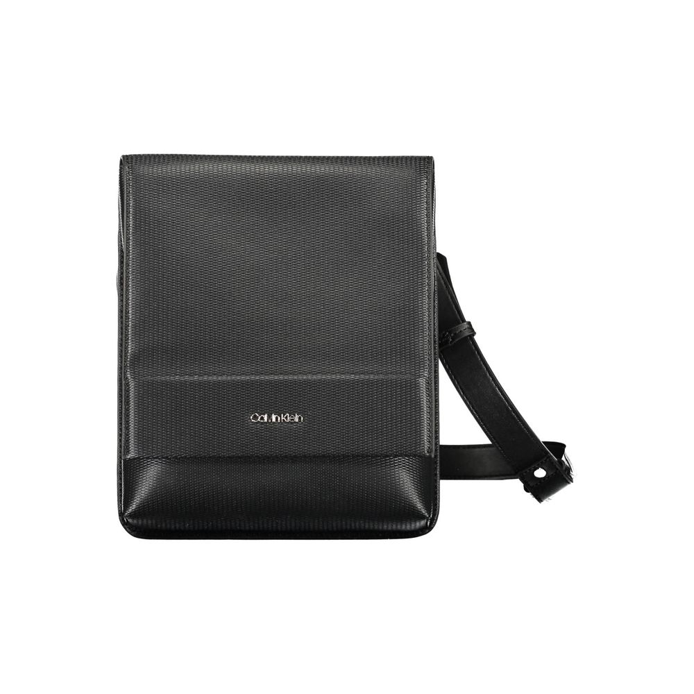 Calvin Klein Nero Polyurethane Men Shoulder Bag - ClickThatClicks 