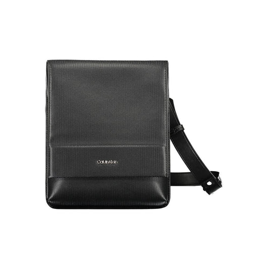 Calvin Klein Nero Polyurethane Men Shoulder Bag - ClickThatClicks 