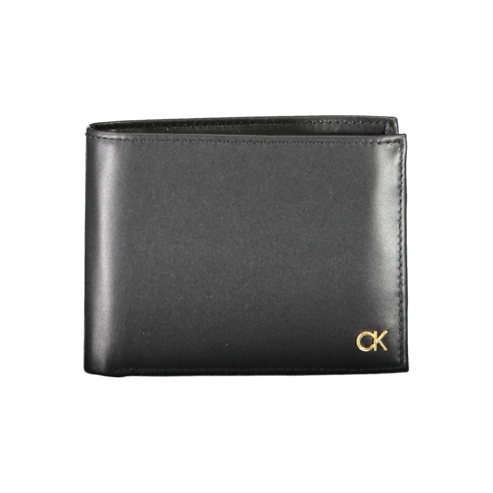 Calvin Klein Black Leather Men Wallet - ClickThatClicks 