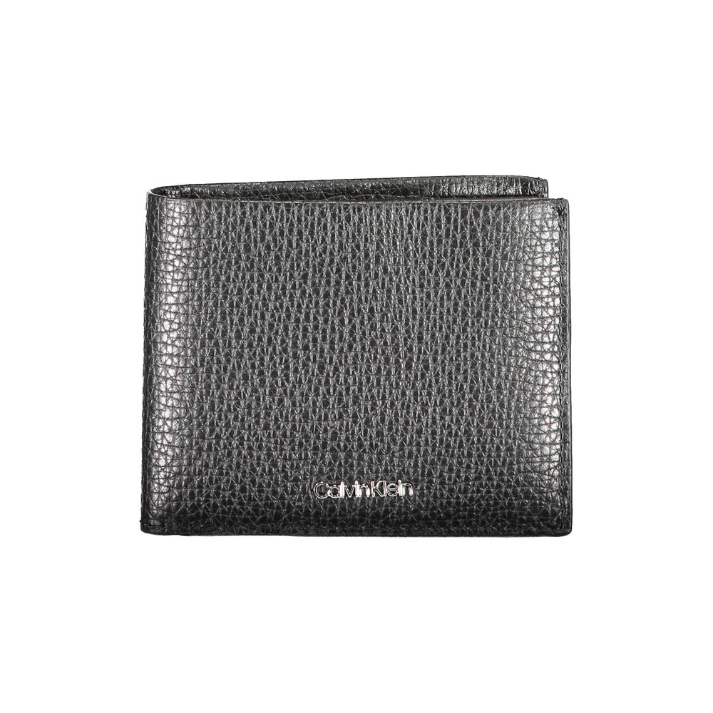 Calvin Klein Black Leather Men's Wallet - ClickThatClicks 