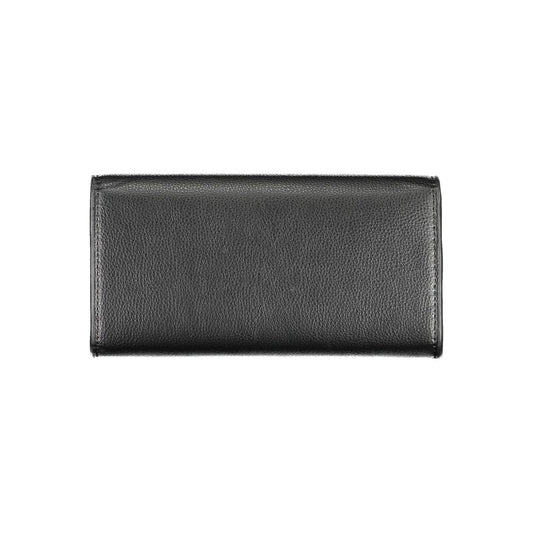 Tommy Hilfiger Black Polyurethane Women Wallet - ClickThatClicks 