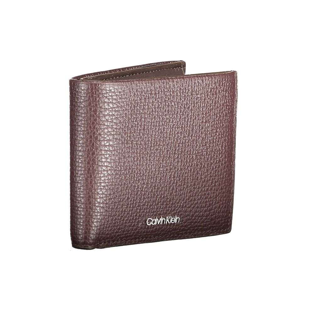 Calvin Klein Marrone Leather Men Wallet - ClickThatClicks 