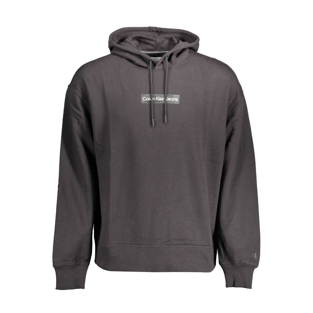 Calvin Klein Black Cotton Men's Hoodie - ClickThatClicks 
