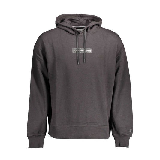 Calvin Klein Black Cotton Men's Hoodie - ClickThatClicks 