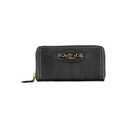 Ralph Lauren Black Polyurethane Women Wallet - ClickThatClicks 