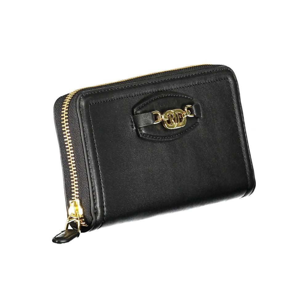 Ralph Lauren Black Polyurethane Women Wallet - ClickThatClicks 