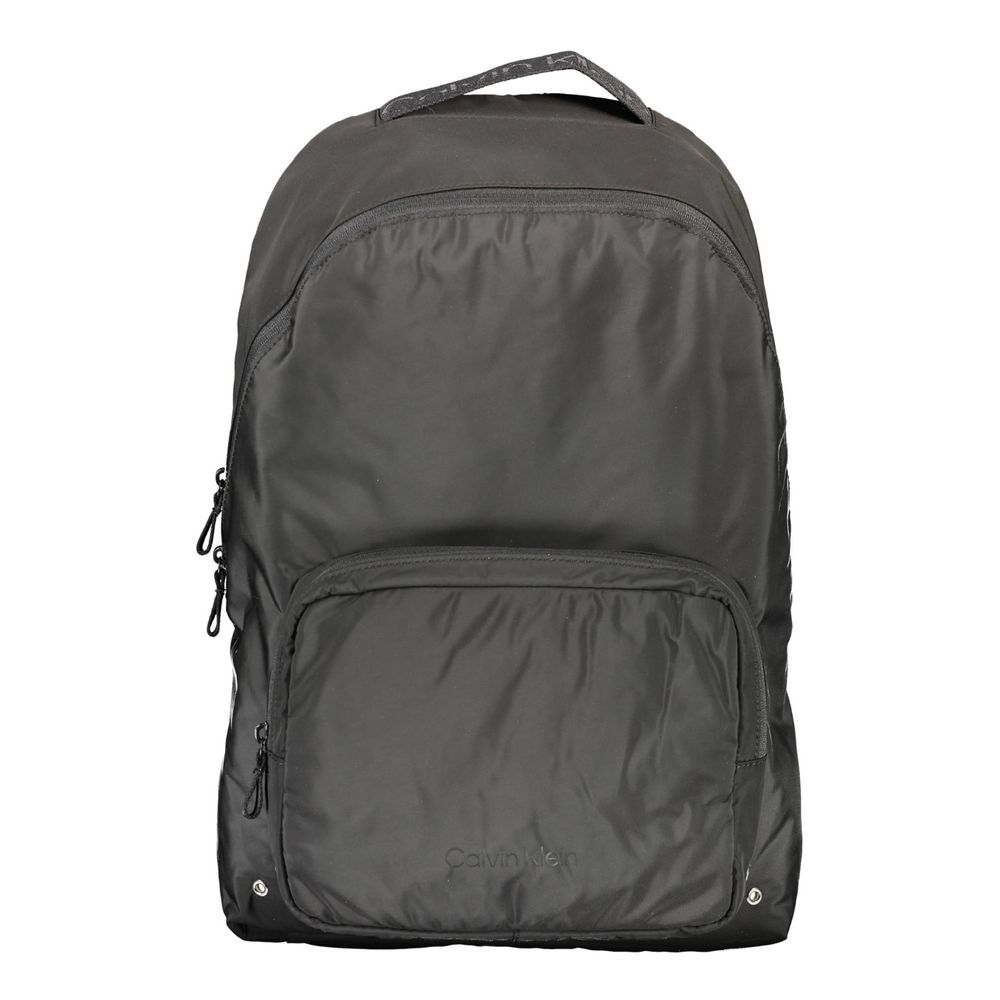Calvin Klein Black Recycled Polyester Men Backpack - ClickThatClicks 