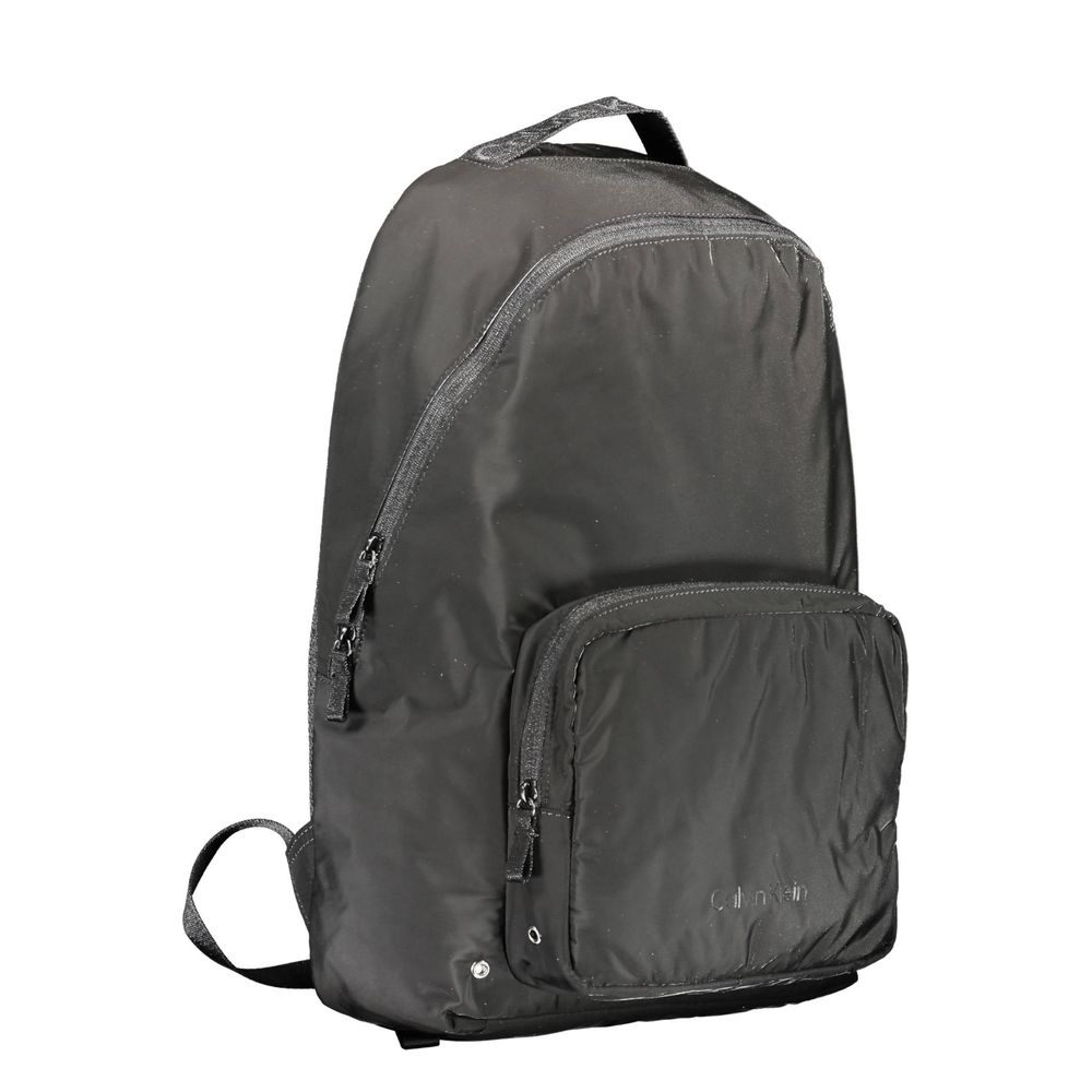 Calvin Klein Black Recycled Polyester Men Backpack - ClickThatClicks 