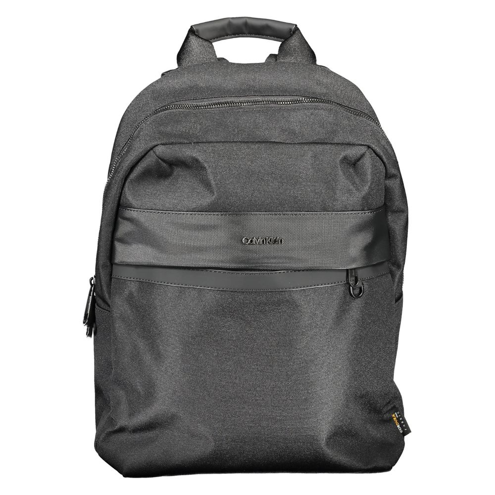 Calvin Klein Black Polyester Men Backpack - ClickThatClicks 