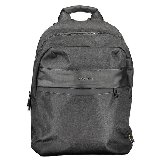 Calvin Klein Black Polyester Men Backpack - ClickThatClicks 