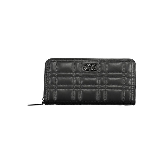 Calvin Klein Nero Polyurethane Women Wallet - ClickThatClicks 