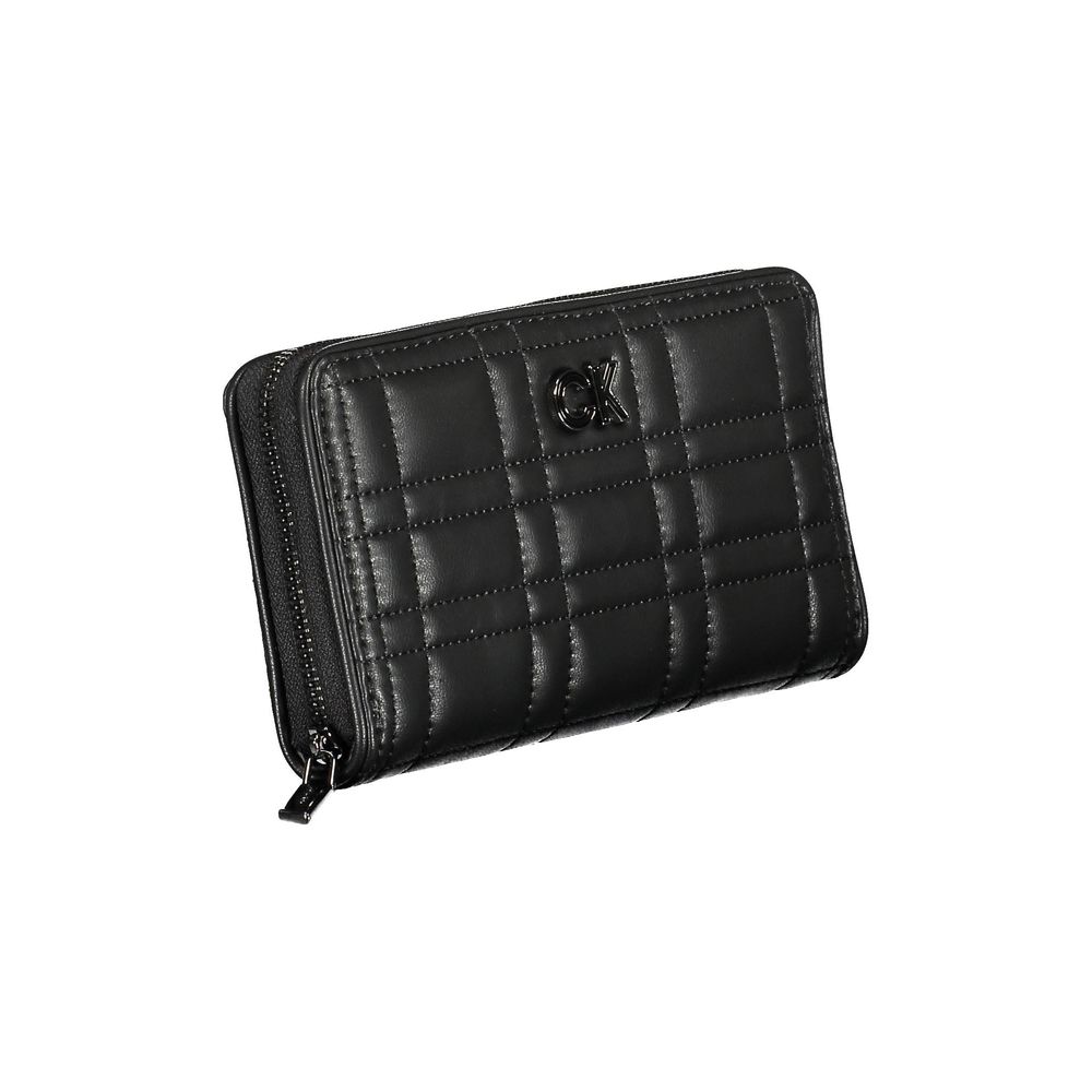 Calvin Klein Nero Polyurethane Women Wallet - ClickThatClicks 
