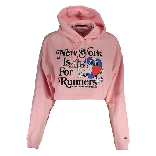 Tommy Hilfiger Pink Cotton Women Sweater - ClickThatClicks 