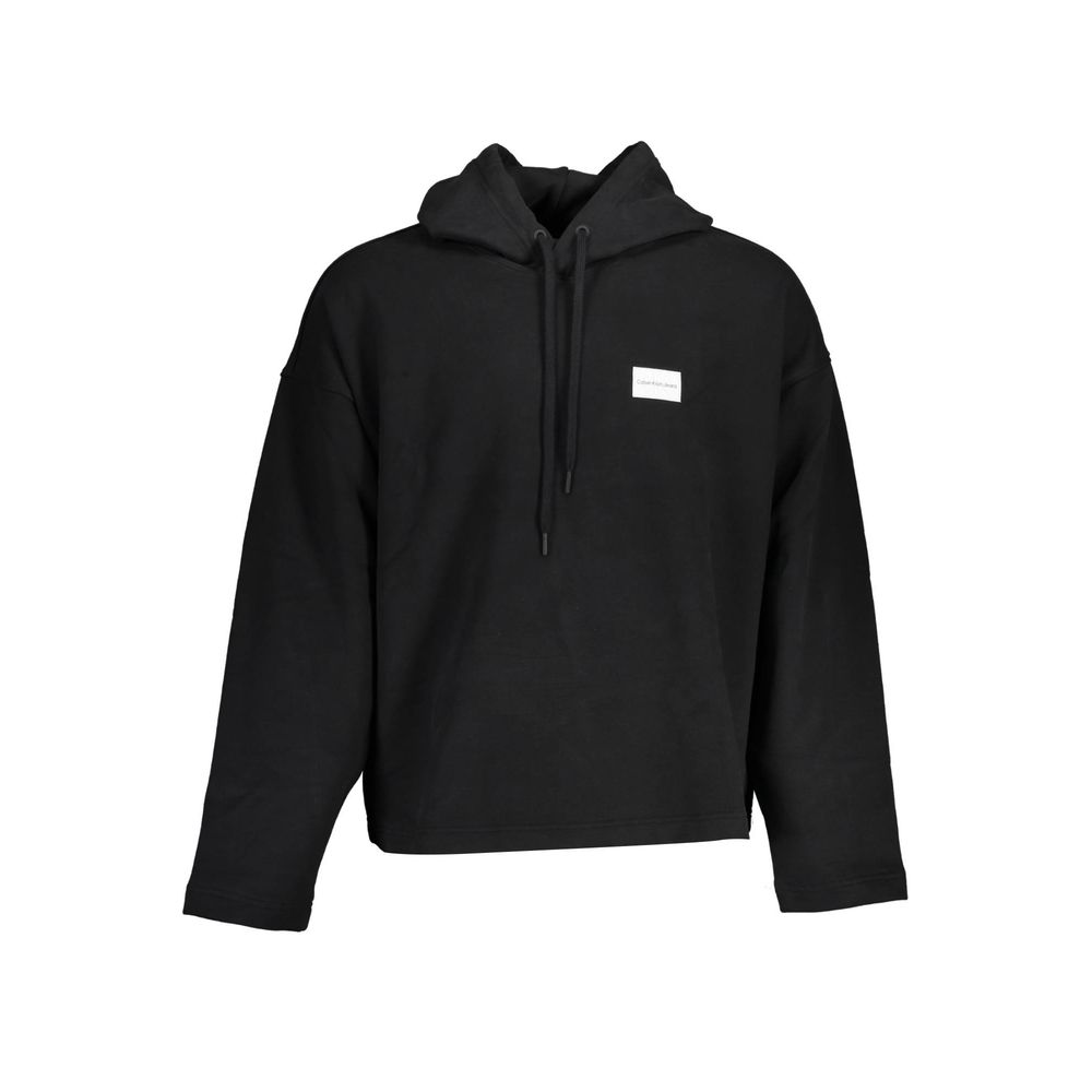 Calvin Klein Black Cotton Men Sweatshirt - ClickThatClicks 