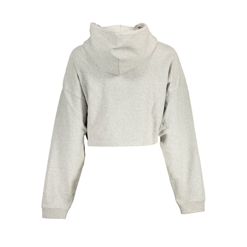 Tommy Hilfiger Grigio Cotton Women Sweatshirt - ClickThatClicks 