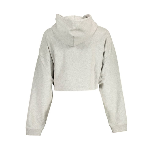 Tommy Hilfiger Grigio Cotton Women Sweatshirt - ClickThatClicks 