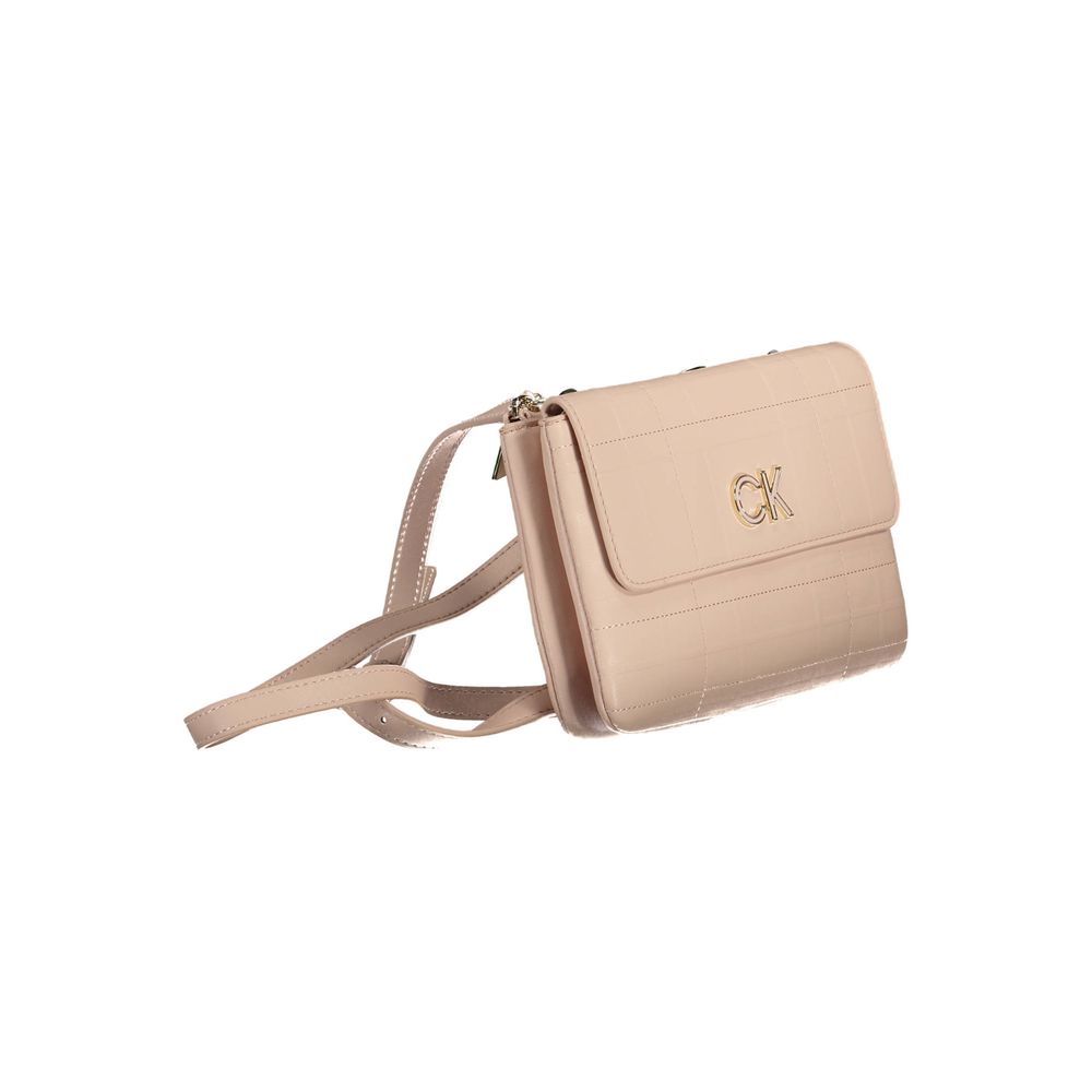 Calvin Klein Rosa Polyurethane Women Handbag - ClickThatClicks 