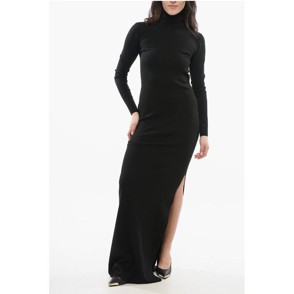 Saint Laurent Wool Turtleneck Dress