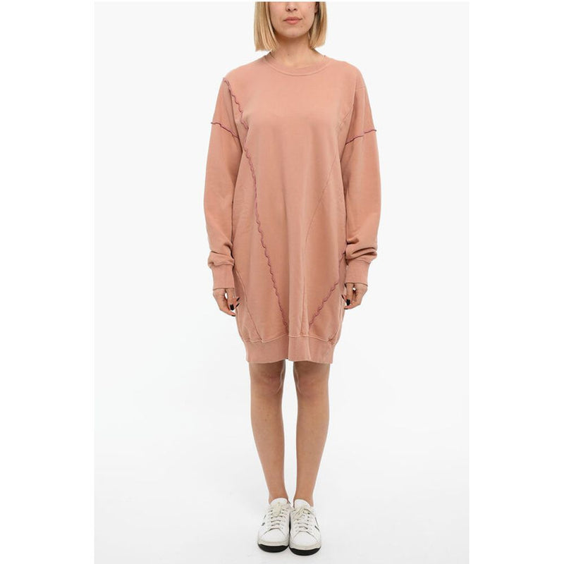 Diesel Brushed-cotton D-ROBBIECUT Sweatshirt-dress