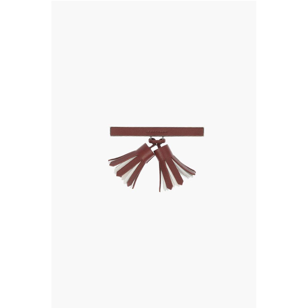 Longchamp Leather Clip with Tassels