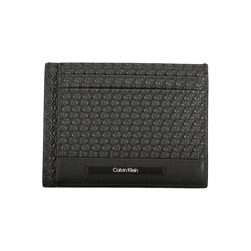 Calvin Klein Black Polyester Men's Shoulder Bag - ClickThatClicks 