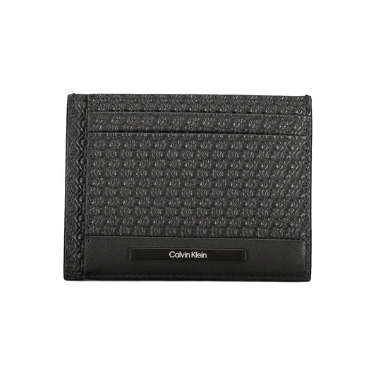 Calvin Klein Black Polyester Men's Shoulder Bag - ClickThatClicks 