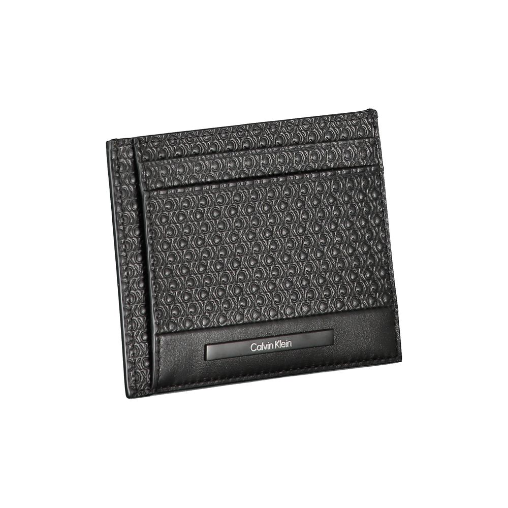 Calvin Klein Black Polyester Men's Shoulder Bag - ClickThatClicks 